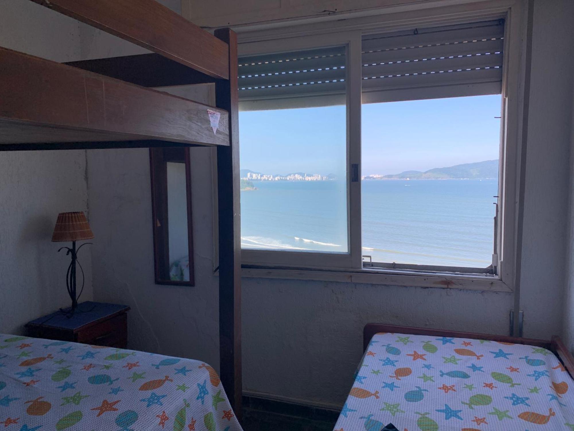 Apartamento Apto Antigo Frente Mar Para Alugar São Vicente Exterior foto